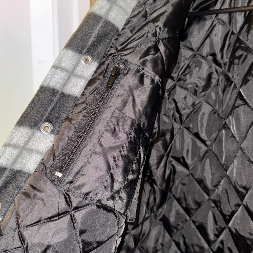 CATerpillar Active Work Plaid Hooded Fleece Jacket Lined Sold-out Sixe X-Large - Picture 6 of 8